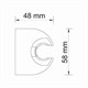 WASSERKRAFT A223 Настенный держатель лейки, черный WASSERKRAFT A223 - фото 271929