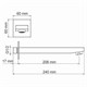 WASSERKRAFT Sauer 7100 A187 Настенный излив для ванны, золото WASSERKRAFT A187 - фото 271971