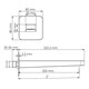 WASSERKRAFT Fulda 5200 A301 Настенный излив для ванны, черный WASSERKRAFT A301 - фото 272110
