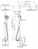 WASSERKRAFT Sauer BK17101PG Душевой комплект для набора, золото WASSERKRAFT BK17101PG - фото 272169