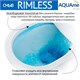 AQUAme Унитаз подвесной с сиденьем SoftClose, технология смыва Rimless, скрытый крепеж. 490x340x350, белый AQM2004 - фото 272444