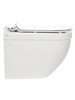 AQUAme Унитаз подвесной сиденье SoftClose, технология смыва QUIET, скрытый крепеж. 520х360х410, белый AQM2010 - фото 272512