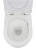 AQUAme Унитаз подвесной сиденье SoftClose, технология смыва QUIET, скрытый крепеж. 520х360х410, белый AQM2010 - фото 272514