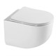 AQUAme Унитаз подвесной сиденье SoftClose, технология смыва QUIET, скрыт крепеж. 495х360х370, белый AQM2012 - фото 272532