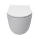 AQUAme Унитаз подвесной сиденье SoftClose, технология смыва QUIET, скрыт крепеж. 495х360х370, белый AQM2012 - фото 272534