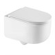 AQUAme Унитаз подвесной сиденье SoftClose, технология смыва Invisible, скрыт крепеж. 490х360х380, белый AQM2013PRO - фото 272544
