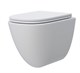 AQUAme Унитаз подвесной сиденье SoftClose, технология смыва Invisible, скрыт крепеж. 520х360х400, белый AQM2014PRO - фото 272557