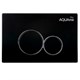 AQUAme Панель смыва для инсталляции, черный AQM4101B - фото 272594