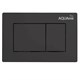 AQUAme Панель смыва для инсталляции, черный AQM4102B - фото 272602