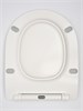 AQUAme Сиденье тонкое быстросъемное с микролифтом, белый AQM1202 - фото 272831