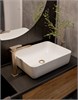 AQUAme Monza Смеситель для раковины однорычажный, Brushed gold AQM6314BG - фото 273084