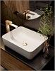 AQUAme Monza Смеситель для раковины однорычажный, Brushed gold AQM6314BG - фото 273085