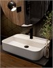 AQUAme Parma Смеситель для раковины однорычажный, черный матовый AQM6610MB - фото 273098