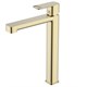 AQUAme Parma Смеситель для раковины однорычажный, Brushed gold AQM6614BG - фото 273130