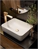AQUAme Parma Смеситель для раковины однорычажный, Brushed gold AQM6614BG - фото 273132