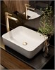 AQUAme Asti Смеситель для раковины однорычажный, Brushed gold AQM6414BG - фото 273218