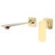 AQUAme Monza Смеситель для раковины настенный на 2 отв., внутр монтаж в компл., Brushed gold AQM6315BG - фото 273235