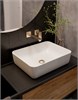 AQUAme Monza Смеситель для раковины настенный на 2 отв., внутр монтаж в компл., Brushed gold AQM6315BG - фото 273238