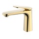 AQUAme Imola Смеситель для раковины, без донного клапана, Brushed gold AQM6710BG - фото 273337
