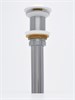 AQUAme Донный клапан без перелива, керамическая накладка, цвет белый AQM7002-0W - фото 273452