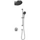 AQUAme Набор для комплектации душа с термостатом, Gun metal AQM8403GM - фото 273805