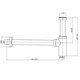 AQUAme Сифон для раковины латунный, Gun metal AQM7010GM - фото 273857