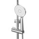 BELBAGNO Albano Душевая стойка со смесителем и изливом, хром ALBANO-VSCM-CRM - фото 275332