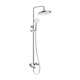 BELBAGNO Albano Душевая стойка со смесителем и изливом, хром ALBANO-VSCM-CRM - фото 275337