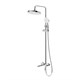 BELBAGNO Albano Душевая стойка со смесителем и изливом, хром ALBANO-VSCM-CRM - фото 275338