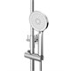 BELBAGNO Unique Душевая стойка со смесителем и изливом, хром UNIQUE-VSCM-CRM - фото 275357