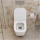 BELBAGNO Ardente-R Унитаз подвесной безободковый  со смывом "Торнадо", с сиденьем дюропласт soft close, белый BB520CH-TOR/SC - фото 275465