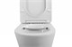 BELBAGNO Flay-R Чаша унитаза безободкового с сиденьем дюропласт soft close P-trap, белый BB2149CPR/SC - фото 275501