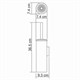 WASSERKRAFT K-1087POLISHED GOLD Щетка для унитаза подвесная, золото WASSERKRAFT 1087PG - фото 275867