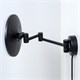 WASSERKRAFT K-1004BLACK Зеркало с LED-подсветкой, 3-х кратным увеличением, черный WASSERKRAFT 1004BLACK - фото 275955