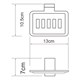 WASSERKRAFT K-3269 Мыльница решетка, черный WASSERKRAFT 3269 - фото 276086