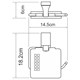 WASSERKRAFT K-3225 Держатель туалетной бумаги, черный WASSERKRAFT 3225 - фото 276223