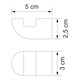 WASSERKRAFT Kammel K-8323WHITE Крючок, белый WASSERKRAFT 8323W - фото 276247