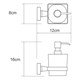 WASSERKRAFT Dill K-3999 Дозатор для жидкого мыла, хром WASSERKRAFT 3999 - фото 276251