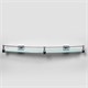 WASSERKRAFT Dill K-3944 Полка стеклянная с бортиком, хром WASSERKRAFT 3944 - фото 276266