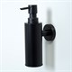 WASSERKRAFT K-1399BLACK Дозатор для жидкого мыла, антивандальный, черный WASSERKRAFT 1399B - фото 276413