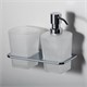 WASSERKRAFT Leine K-5089 Держатель стакана и дозатора, хром WASSERKRAFT 5089 - фото 276466