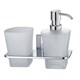 WASSERKRAFT Leine K-5089 Держатель стакана и дозатора, хром WASSERKRAFT 5089 - фото 276467