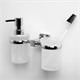 WASSERKRAFT Lippe K-6589 Держатель стакана и дозатора, хром WASSERKRAFT 6589 - фото 276658