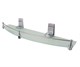 WASSERKRAFT Lopau K-6044 Полка стеклянная с бортиком, хром WASSERKRAFT 6044 - фото 276661