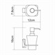 WASSERKRAFT Leine K-5099 Дозатор для жидкого мыла, хром WASSERKRAFT 5099 - фото 276756