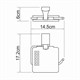 WASSERKRAFT Leine K-5025 Держатель туалетной бумаги, хром WASSERKRAFT 5025 - фото 276828