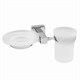 WASSERKRAFT Lippe K-6526 Держатель стакана и мыльницы, хром WASSERKRAFT 6526 - фото 276879
