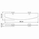 WASSERKRAFT Lippe K-6524 Полка стеклянная, хром WASSERKRAFT 6524 - фото 276912