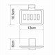 WASSERKRAFT Exter K-5269 Мыльница решетка, светлая бронза WASSERKRAFT 5269 - фото 276934