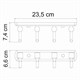 WASSERKRAFT Oder K-3074 Кронштейн настенный, хром WASSERKRAFT 3074 - фото 277072